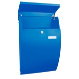 thumbnail of V-part Brievenbussen Metaal 332 mm 160 mm 495 mm blauw