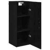 thumbnail of vidaXL Wandschrank Schwarz Eichen-Optik 34,5x34x90 cm