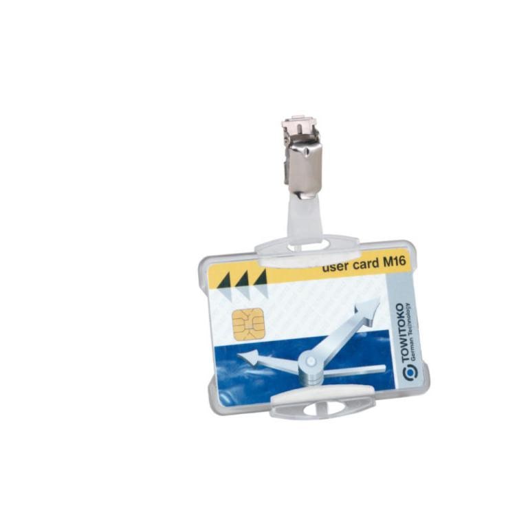 DURABLE Ausweishalter Clip 15,5 x 21,5 cm PS (Polystyrol) 25 Stück