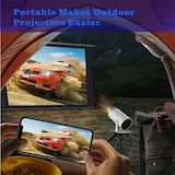 thumbnail of Videoprojecteur Android Portable HD Wifi 6 BT5.0 Keystone Auto Correction YONIS