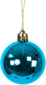 thumbnail of 30tlg. Christbaumkugeln / Weihnachtskugeln petrol Ø 4/5/6/7cm