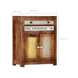 thumbnail of vidaXL Beistellschrank 60x30x75 cm Massivholz Palisander