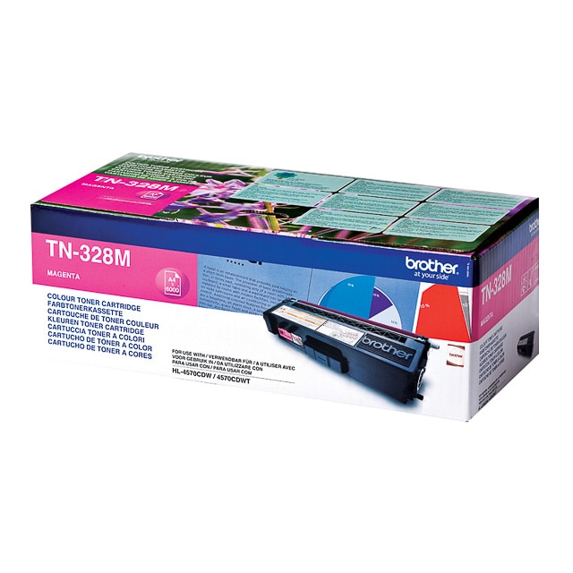 Laser/Kopierer BROTHER TN328M BROTHER HL4570CDW TONER MAGENTA