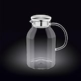 thumbnail of Wilmax Borosilikat Glas Krug mit Edelstahl-Deckel, 2100ml