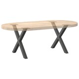 thumbnail of vidaXL Couchtischbeine X-Form 2 Stk. Anthrazit 60x(42-43) cm Stahl