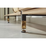 thumbnail of Möbilia Regal schmal mit 6 Böden | MDF furniert | Gestell Metall | B 42,5 x T 30 x H 210 cm | natur-schwarz | 12020045 | Serie REGAL