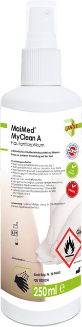 thumbnail of MaiMed MyClean A - alkoholisches Hautdesinfektionsmittel - 12 x 250ml - Desinfektion