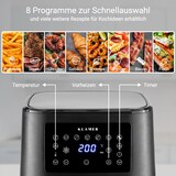 thumbnail of KLAMER Heißluftfritteuse XL 5,5l, Multifunktionale Heissluftfritteuse, ölfreie Fritteuse, 1700W Airfryer