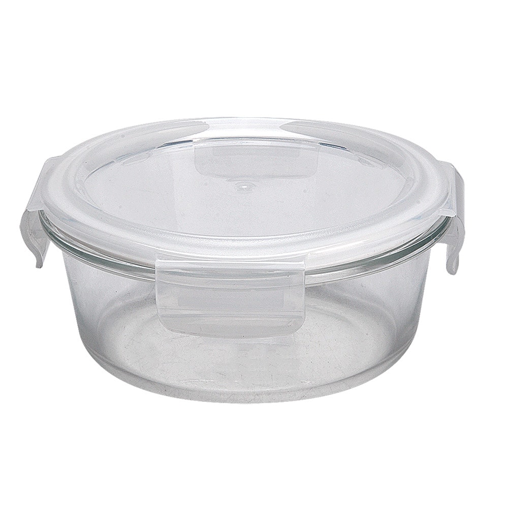 Garcia de Pou 6 Unità - Piatti Rotondi Con Coperchio 'Waki Glass' 620 Ml Ø 15X6/7 Cm Trasparente Cristal