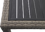 thumbnail of METRO Professional Mesa de comedor gastro Barbados, aluminio/ ratán PE, 130 x 90 x 74 cm, tablero aspecto madera, resistente a la intemperie, piedra