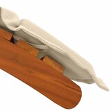 thumbnail of vidaXL Sonnenliege mit Kissen 2 pcs Beige Massivholz Akazie