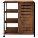 thumbnail of tectake Credenza 71x32x82cm - industriale scuro, Cerniera porta a destra - 404760