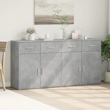 thumbnail of vidaXL Sideboards 2 Stk. Betongrau 79x38x80 cm Holzwerkstoff