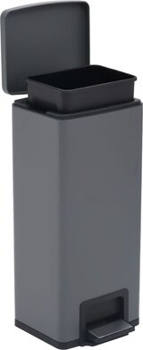 thumbnail of vidaXL Mülleimer mit Pedal Anti-Fingerabdruck 30 L Grau Edelstahl
