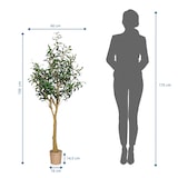 thumbnail of Kunstpflanze / Kunstbaum OLIVE II 150 cm grün hjh OFFICE