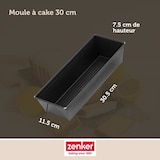 thumbnail of Zenker Antihaft-Backform 30,5 x 11,5 cm Schwarz Metallic
