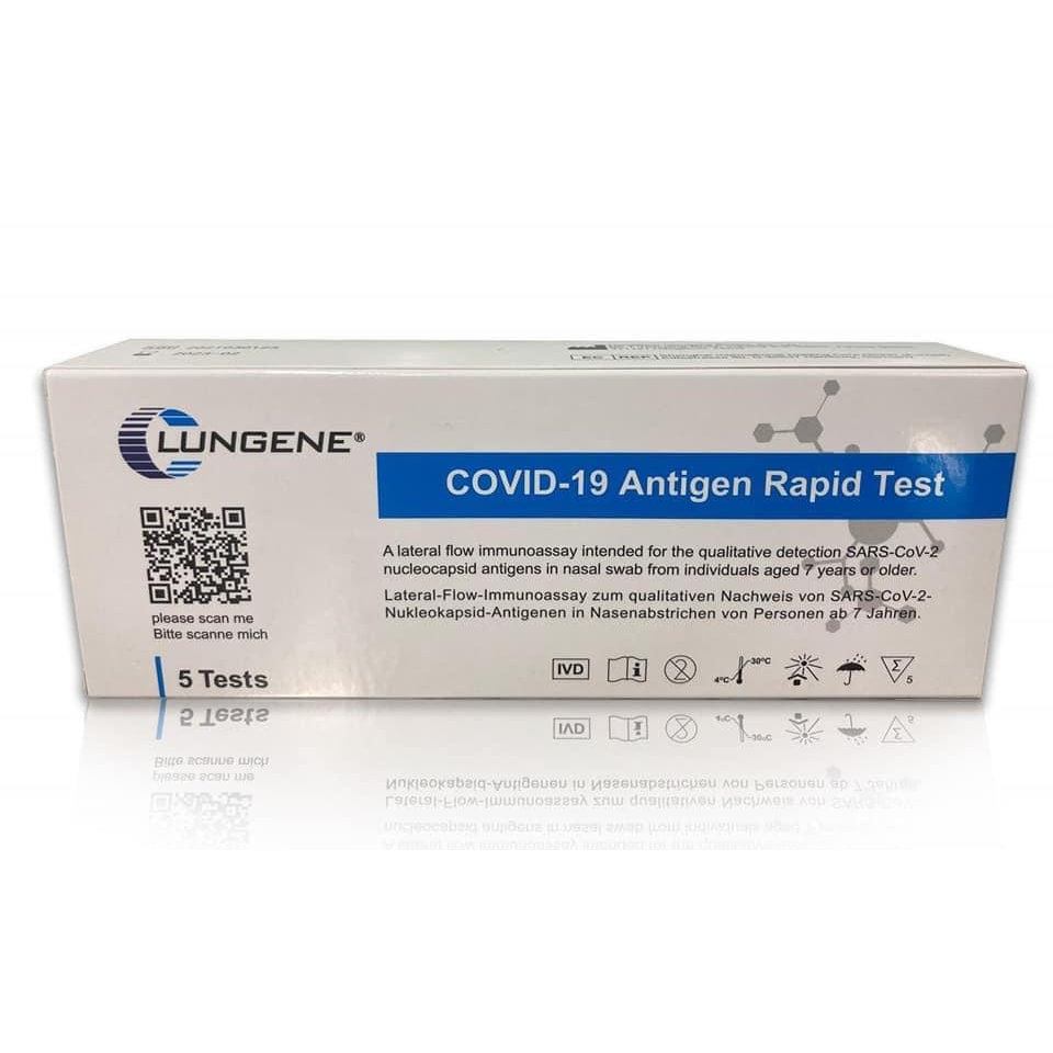 25x COVID-19 CLUNGENE Antigen Nasenabstrich / Rachenabstrich - Schnelltest / Selbsttest