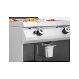 thumbnail of 2-Zonen-Gasgrillplatte aus gerilltem Stahl, auf offenem Ständer, 18.000 W, NATURGAS