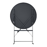 thumbnail of Table pliante en acier gris anthracite