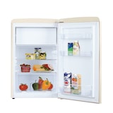 thumbnail of Amica KS 15615 B, Retro Kühlschrank mit Gefrierfach, 88 cm, coffee cream