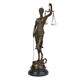 thumbnail of Moritz Bronze Statue Justitia Forum Lobby Dekoration Symbol Figur für Gerechtigkeit Skulptur