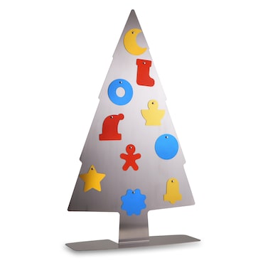 Albero di Natale in Acciaio inox da 70 cm versione style