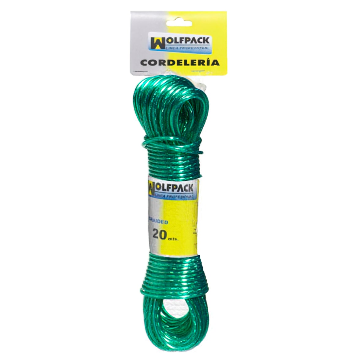 Cuerda Plastificada Cable Acero: 3,5 mm. (Madeja 20 m.)