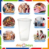 thumbnail of DayBays 1000 Stk. Trinkbecher 300ml Ø8cm Plastikbecher 0,3L transparent PP