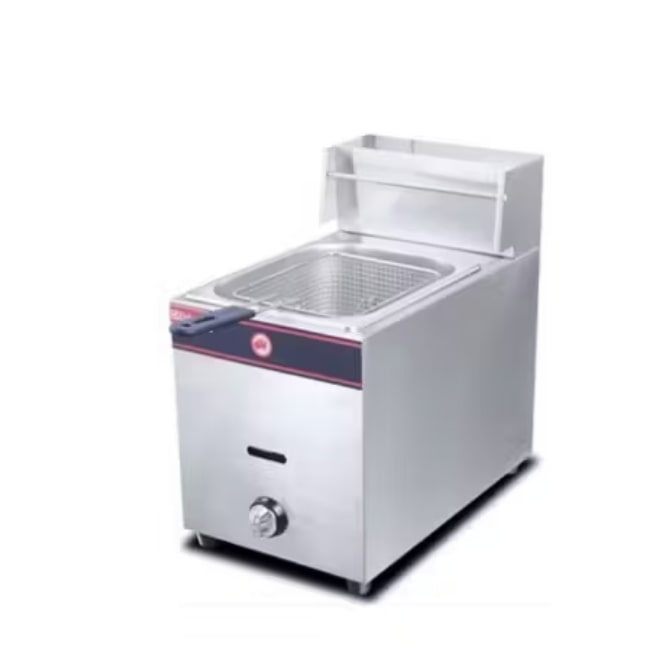 Gasfrit - Industriële friteuse op gas 8 liter zonder kraan