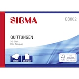 thumbnail of SIGMA QB002 Ontvangstbewijzen, 50 vellen, A6 liggend, 10 stuks