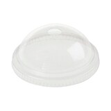thumbnail of 50x BIO Domdeckel mit Loch zu Becher 200+250 ml O 76mm Bio-Kunststoff (PLA)