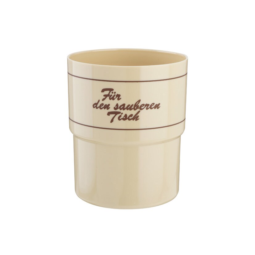 Kayser portarifiuti da tavola colore beige 11cm