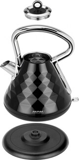 thumbnail of MPM MCZ-98 Hervidor Agua Eléctrico, 1,7L, Acero Inox., Resistencia Oculta, Inalámbrico, Apagado Automático, Diseño, Negro, 3000W