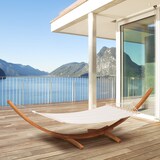 thumbnail of Outsunny Amaca con Supporto in Legno di Pino e Cotone per Giardino