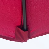 thumbnail of Ombrellone da Giardino in Acciaio 3x2.45m Inclinabile Rosso Vino