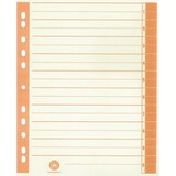 thumbnail of Trennblatt RC Karton 9541106100 A4 chamois/orange 100 St./Pack.