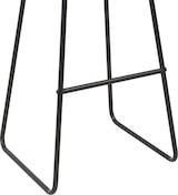 thumbnail of Helloshop26 - Set aus zwei Designer-Barhockern schwarzer Kunststoffsitz Stahlgestell 1202099
