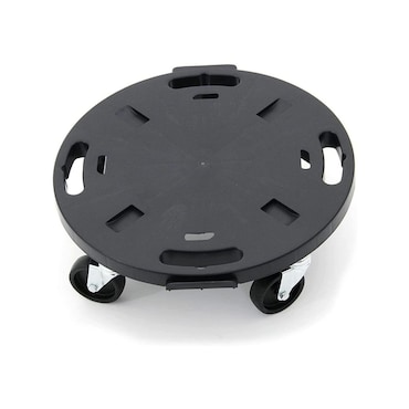 Soporte redondo con ruedas Diámetro 40 x 12,5 cm 4 Ruedas Capacidad máxima 275 kg Plantas Muebles o Equipo pesado KZ GARDEN