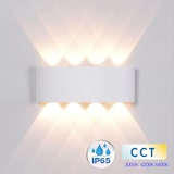 thumbnail of 8w LED Wandleuchte Fassadenleuchte Außenbereich in Weiß Eckig |CCT|680 Lumen