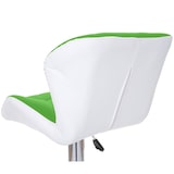 thumbnail of 2er-Set Barhocker HWC-A92, Barstuhl Tresenhocker, höhenverstellbar Kunstleder ~ grün