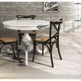 thumbnail of ABBYsedia moderna in legno con seduta in paglia colore Nero