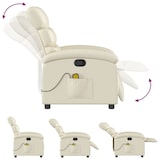 thumbnail of vidaXL Massagesessel mit Relaxfunktion, Kunstleder, Creme