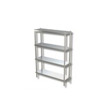 thumbnail of Scaffalatura inox ad incastro - n.4 Ripiani - H.cm. 200 - Profondità 50 cm. - 140x50x200H, AISI 304