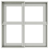 thumbnail of vidaXL Gartenblumentopf Silber 100 x 100 x 60 cm Verzinkter Stahl