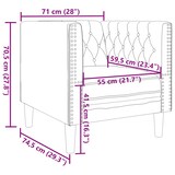 thumbnail of vidaXL 3-tlg. Chesterfield-Sofa-Set Creme Kunstleder