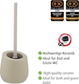 thumbnail of WENKO WC-Garnitur Mod. Badi Beige Keramik, mit Silikon-Bürstenkopf