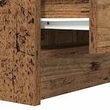 thumbnail of vidaXL Nachttisch mit 2 Schubladen Altholz-Optik 38x34x80 cm