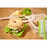 thumbnail of Emsa Sandwichbox Clip & Go XL, Brotdose, Sandwichdose, mit Einsatz, Kunststoff, Grün, 1.3 Liter, N1071700