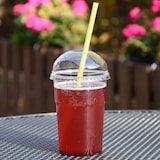 thumbnail of 800 Domdeckel mit Loch PET Ø 95 mm – passend für Clear-Cup-Becher