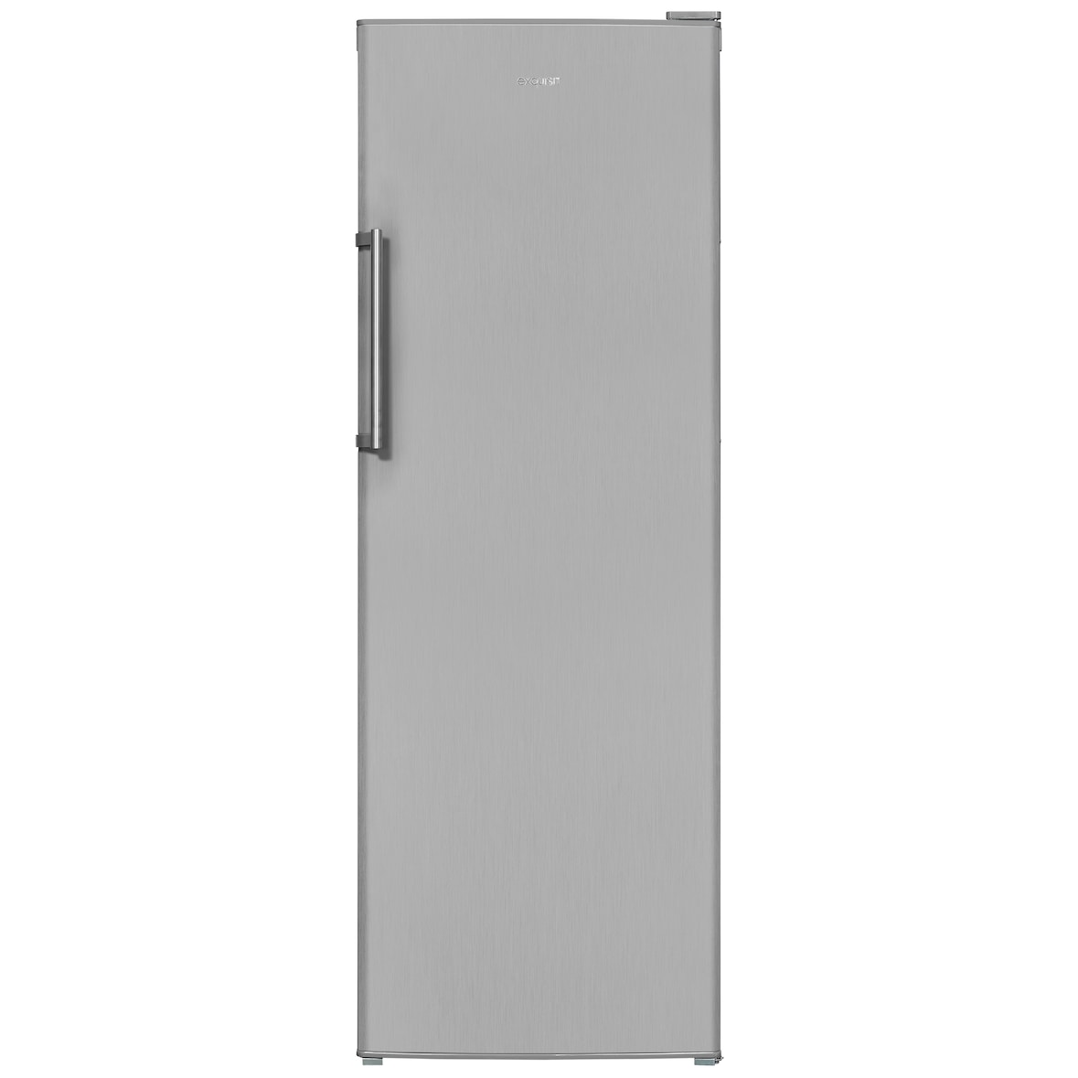 Exquisit Gefrierschrank GS280-H-040E inoxlook | 242 l Nutzinhalt | Edelstahloptik
